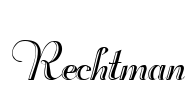 Rechtman Font Image