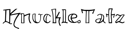 Knuckle.Tatz Font Image