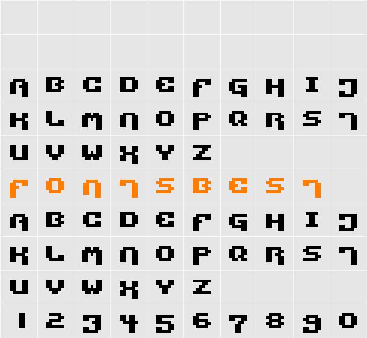 Pixel Technology + Character Map
