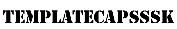 TemplateCapsSSK Font Image