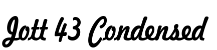Jott 43 Condensed