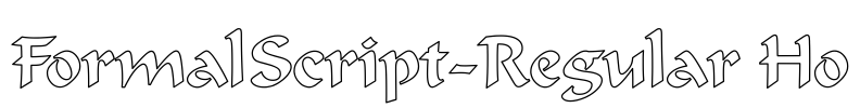 FormalScript-Regular Ho Font Image