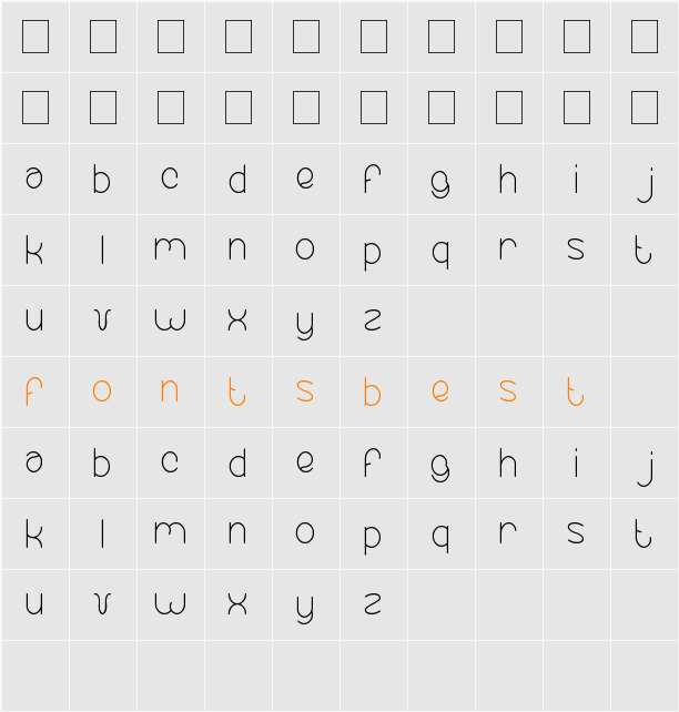 essential arrangement Character Map