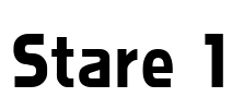 Stare 1 Font Image
