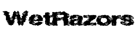 WetRazors Font Image