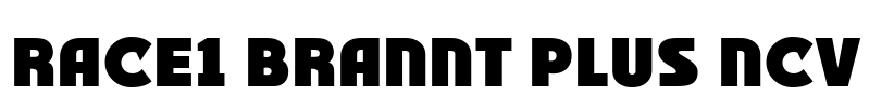RACE1 Brannt Plus NCV Font Image