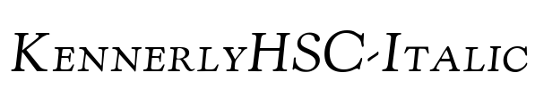 KennerlyHSC-Italic