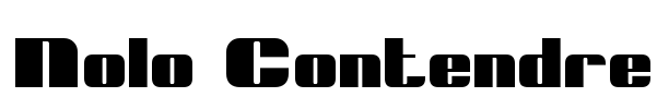 Nolo Contendre