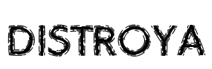DistroyA Font Image