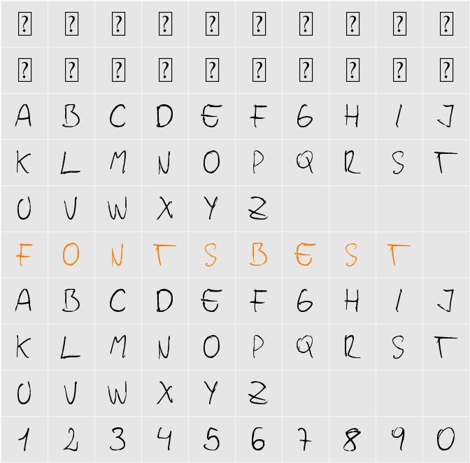 jopea302 Simple Character Map