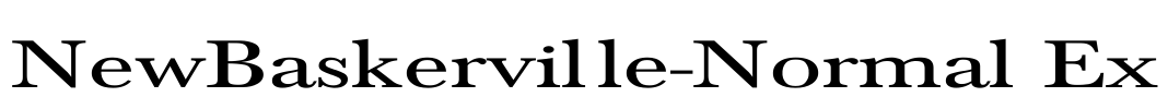 NewBaskerville-Normal Ex Font Image