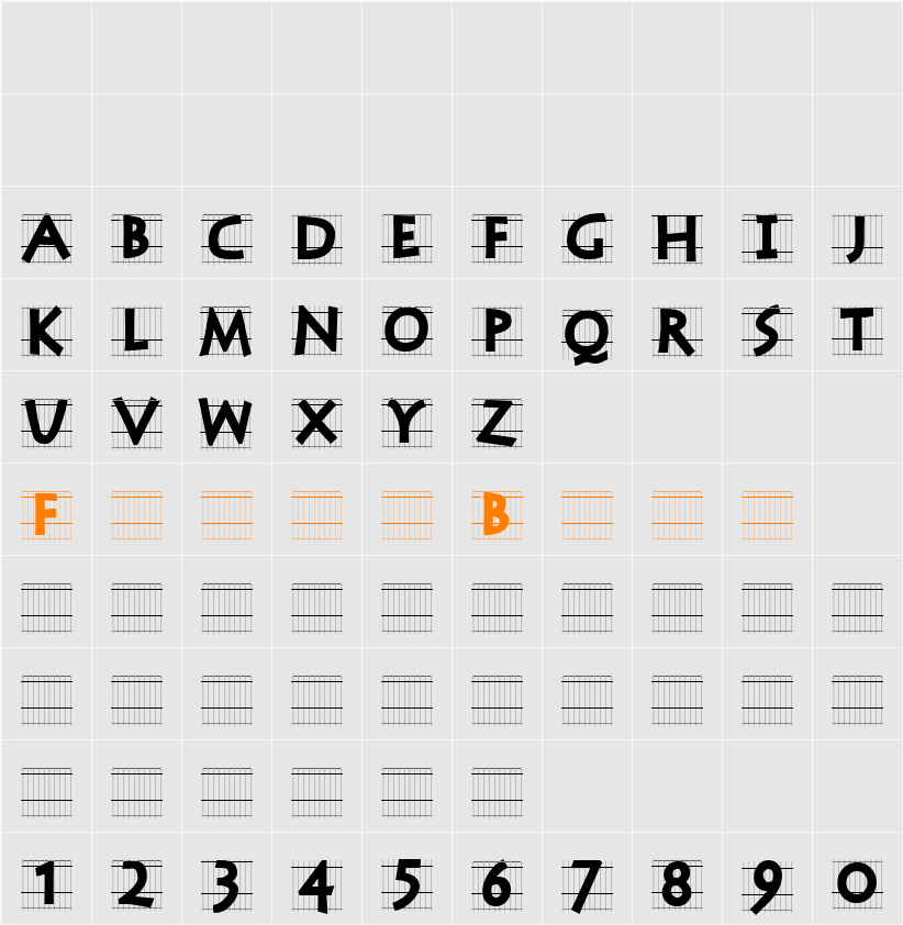 StoneCapsIngrid Character Map
