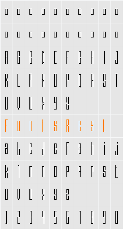 ZI_PIXEL_HIGH_24_CYR Character Map