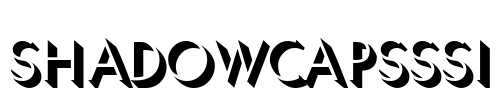 ShadowCapsSSi Font Image