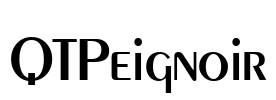 QTPeignoir Font Image