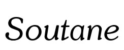 Soutane Font Image