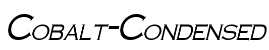 Cobalt-Condensed