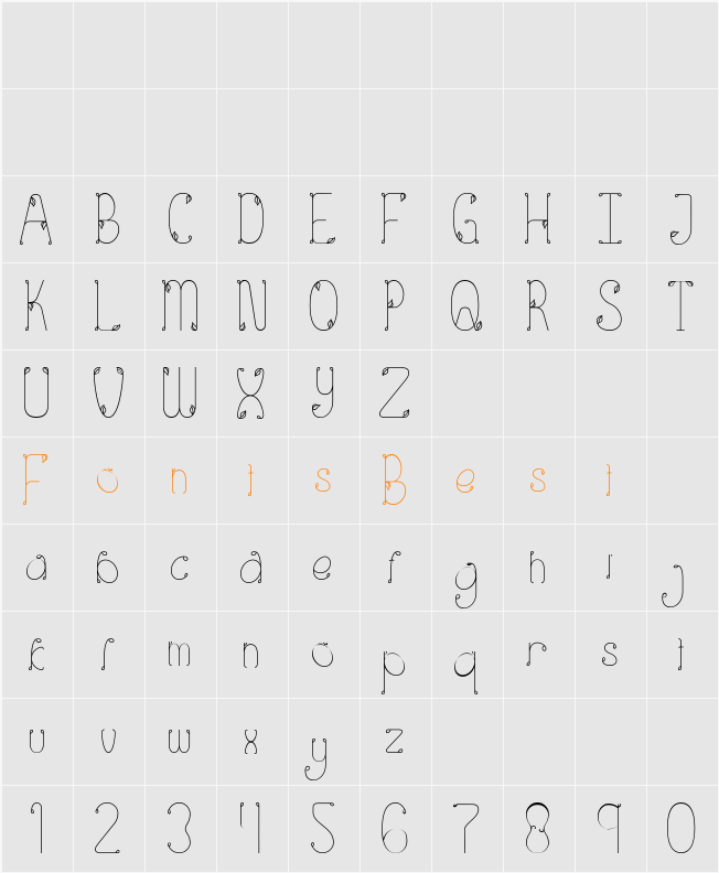 Eden Character Map