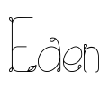 Eden Font Image