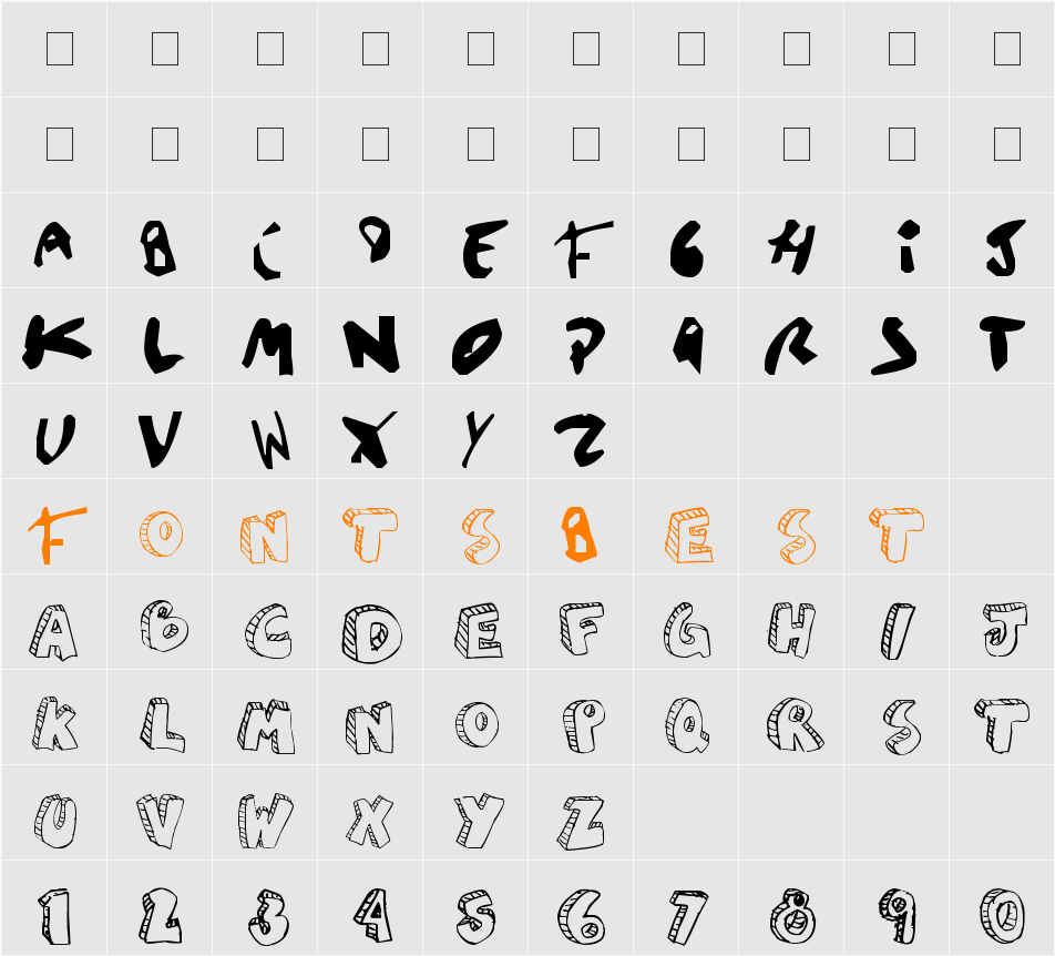 aguzlo Character Map