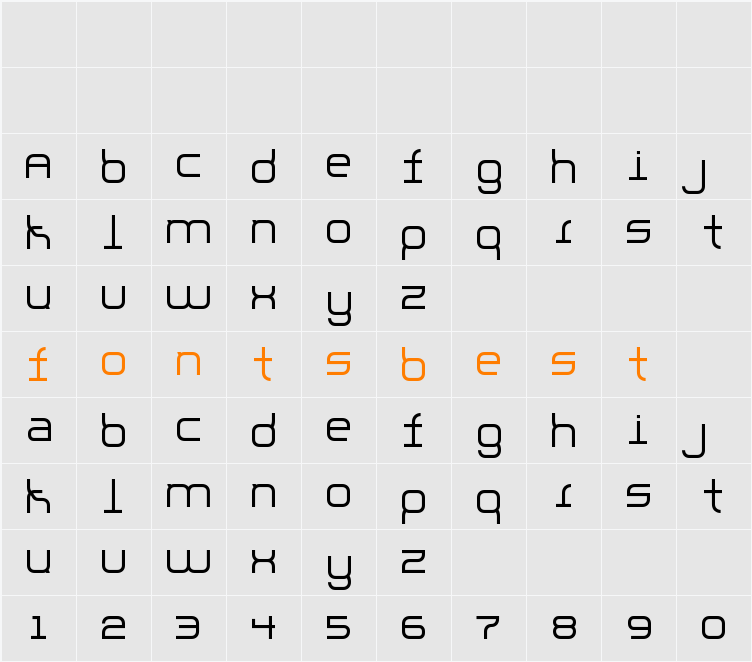 Parallello Character Map