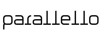 Parallello Font Image