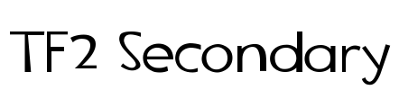 TF2 Secondary Font Image