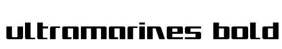 Ultramarines Bold Font Image