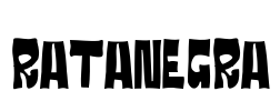 RATANEGRA Font Image