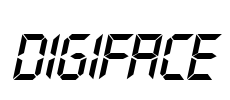 Digiface Font Image