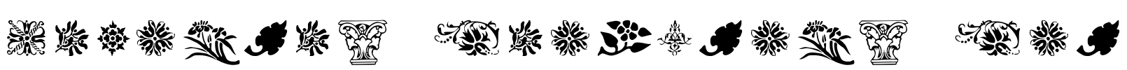 Printers Ornaments One Font Image