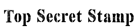 Top Secret Stamp