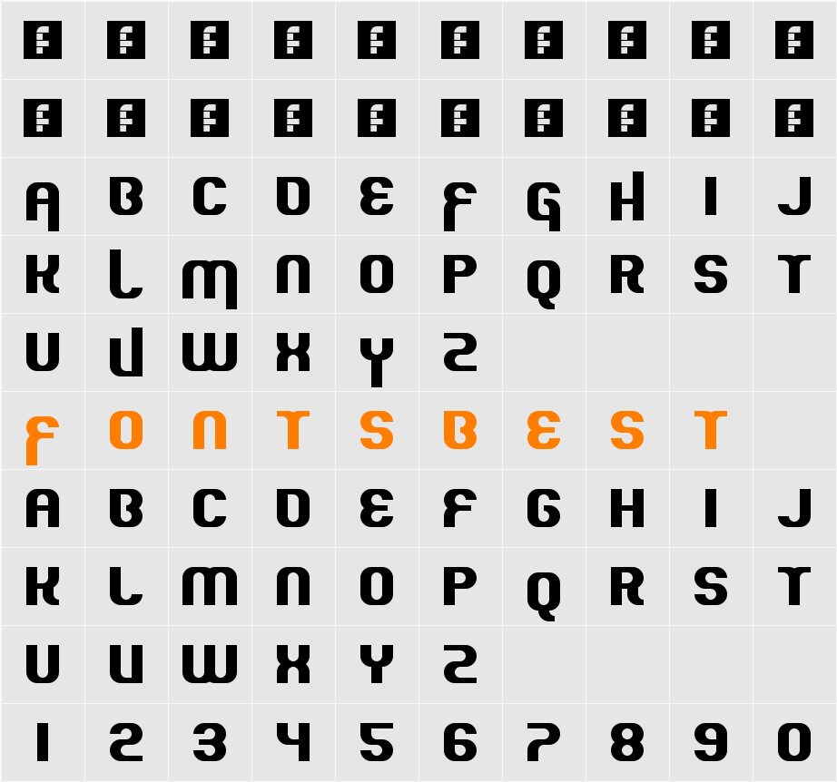 Quous Inno Character Map