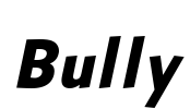 Bully Font Image