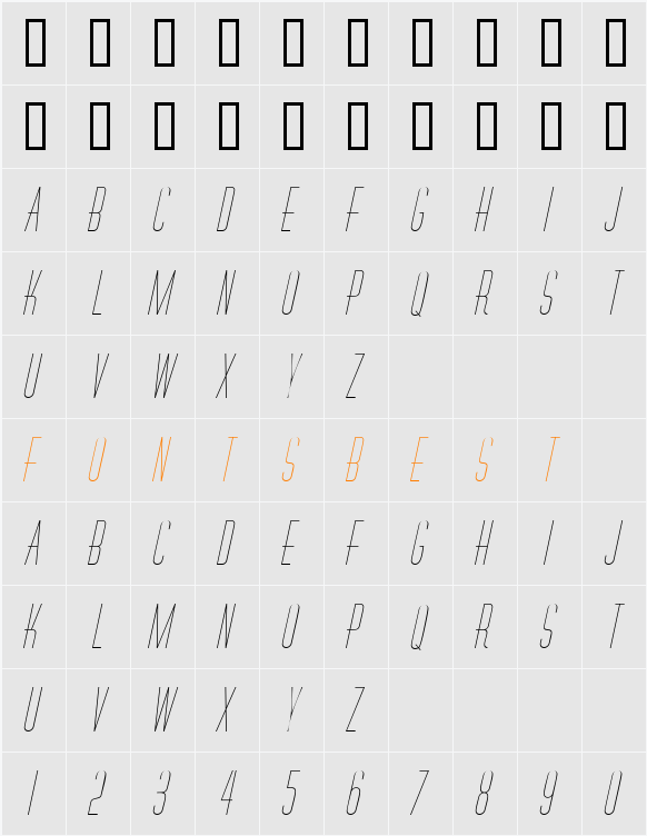 RoselleCapsSSK Character Map