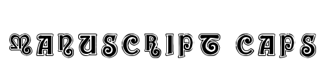 ManuScript Caps Font Image