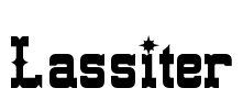 Lassiter Font Image