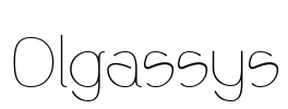 Olgassys Font Image