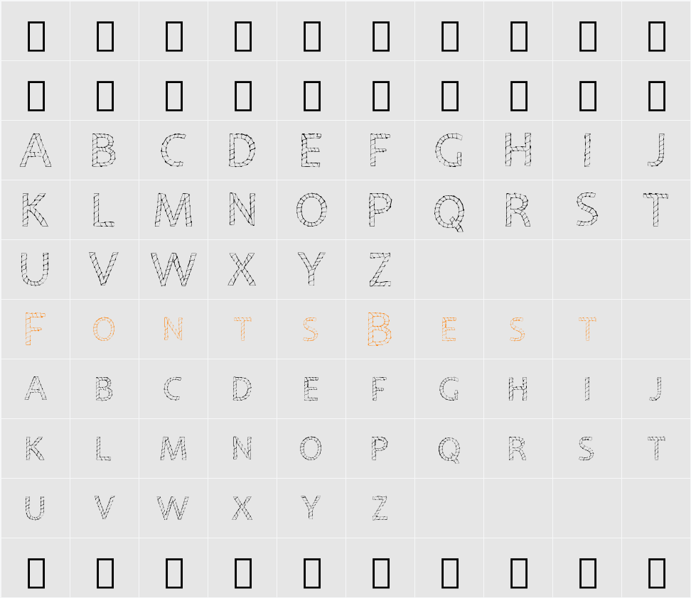 Papyrus EBO Character Map