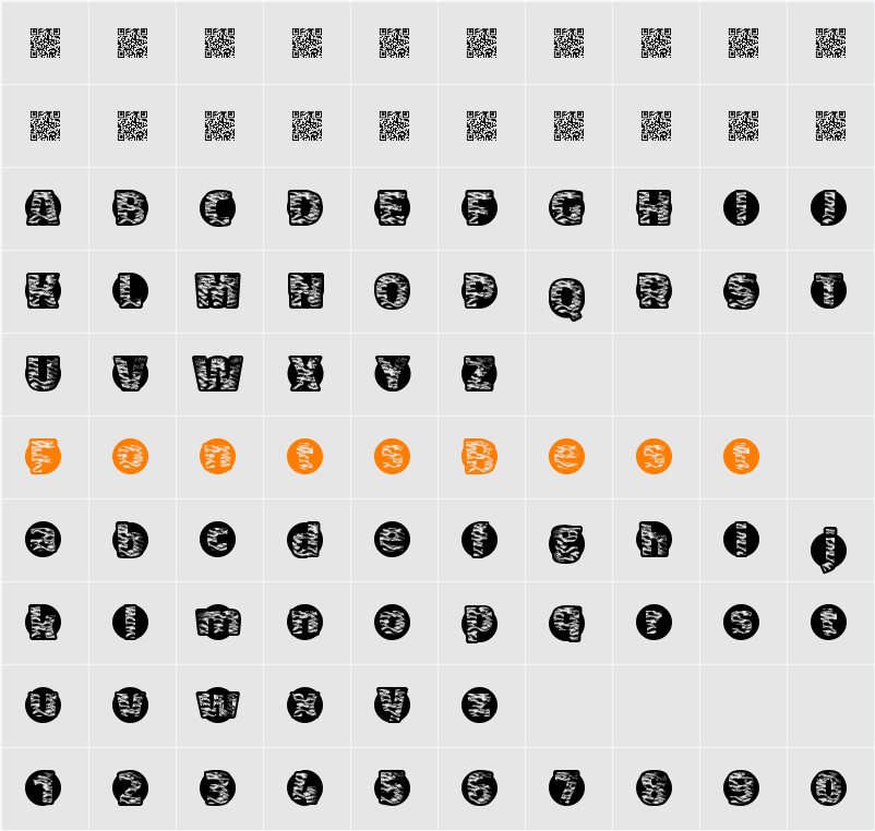 TigerBawl Character Map