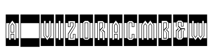 a_VizoraCmB&W Font Image