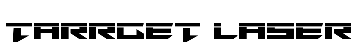 Tarrget Laser Font Image