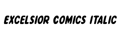 Excelsior Comics Italic