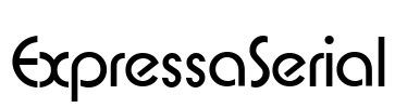 ExpressaSerial Font Image