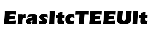 ErasItcTEEUlt Font Image