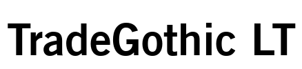 TradeGothic LT