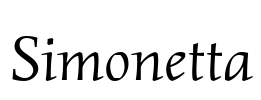 Simonetta Font Image