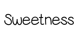 Sweetness Font Image