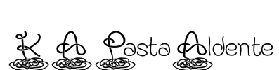 KAPastaAldente Font Image