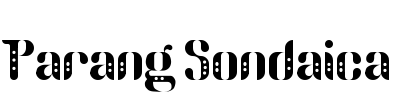 Parang Sondaica Font Image
